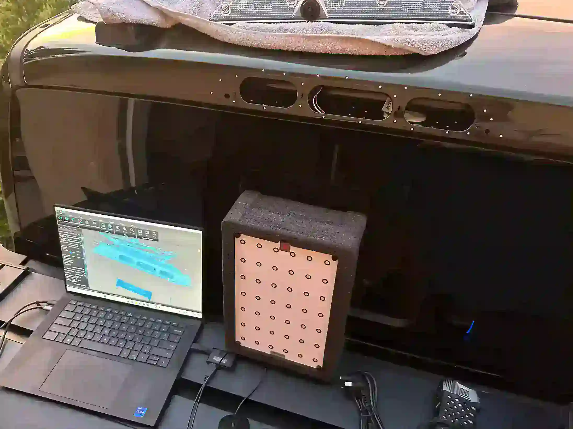 Our handheld laser scanner system